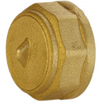 Заглушка латунна 1/2″ВР штампована А1001А VA (000010502)
