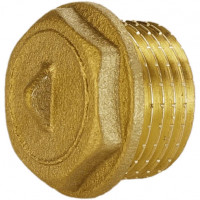 Заглушка латунна 1/2″ЗР штампована А1091А VA (000010503)