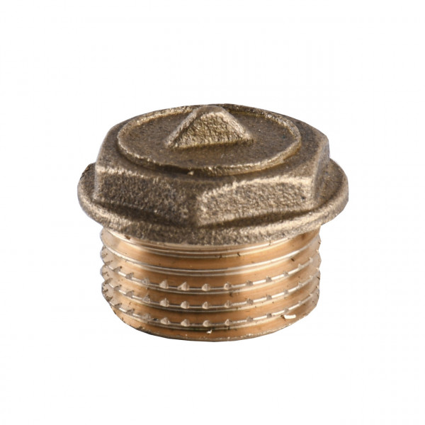 Заглушка латунна 1/2″ЗР штампована А1091А VA (000010503)