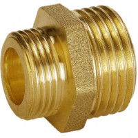 Ніпель редукційний латунний 3/4″ЗР х 1/2″ЗР штампований А0511А VA (000010509)