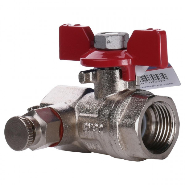 Кран кульовий повнопрохідний ARCO VA30 1/2″ 152203 з краном Маєвського (000019849)