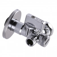 Кран кульовий кутовий подвійний ARCO 1/2″х 3/4″х3/8″ DUAL29 (000019854)