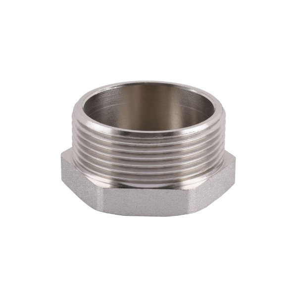 Заглушка с наружной резьбой SOLOMON 1 1/4″ никель 4001 (000017207)