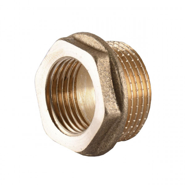 Футорка латунна 1″ЗР х 1/2″ВР штампована А0704-1А VA (000010539)