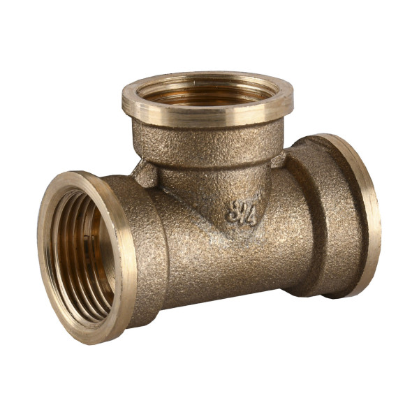 Трійник латунний 3/4″ВР х 3/4″ВР х 3/4″ВР штампований А0219-1А VA (000010542)