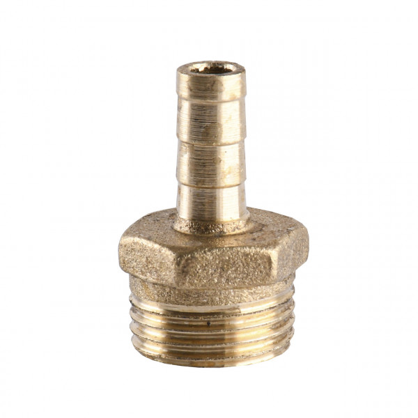 Штуцер латунний 1/2″ЗР х 8мм ливарний 1600Б (000017016)