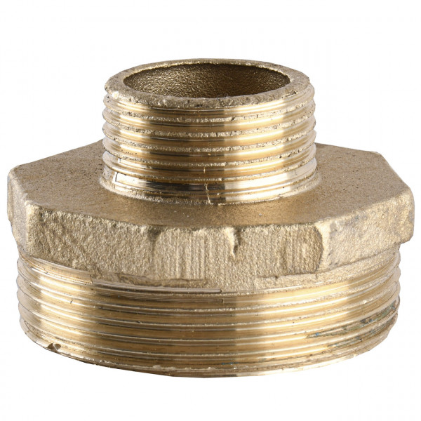 Ніпель редукційний латунний 2″ЗР х 1″ЗР ливарний 523Б (000011844)