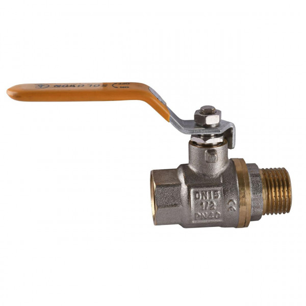 Кран кульовий прямий SOLOMON 1/2″ ЗВ ЖР PN40 B1002 (000015015)