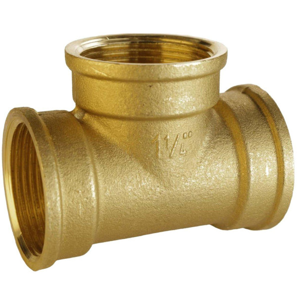 Трійник латунний 1 1/4″ВР х 1 1/4″ВР х 1 1/4″ВР ливарний A0208-1А VA (000012580)