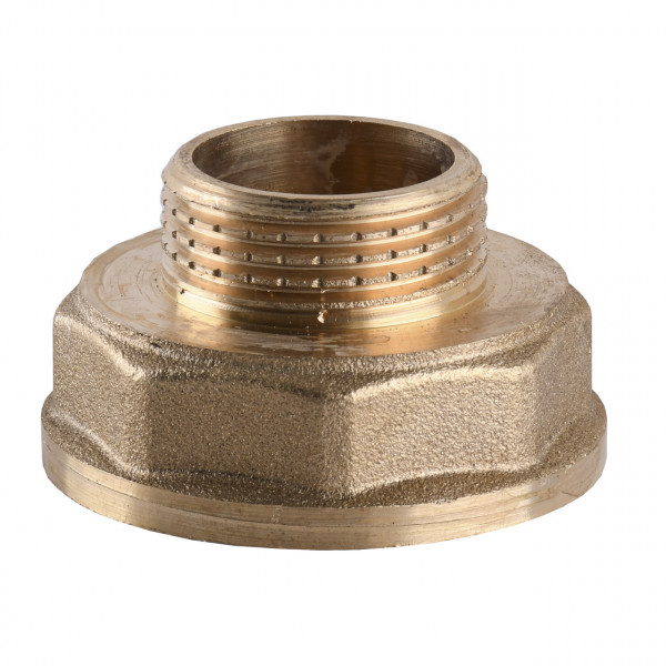 Перехідник редукційний латунний 1 1/2″ВР х 1″ЗР штампований А0606А VA (000010755)