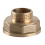 Перехідник редукційний латунний 1 1/2″ВР х 1″ЗР штампований А0606А VA (000010755)