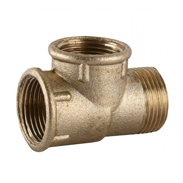 Тройник латунный 3/4″ВР х 3/4″ВР х 3/4″ВР литейный 210Б (000011543)