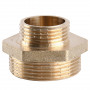 Ніпель редукційний латунний 1 1/2″ЗР х 1″ЗР штампований А0509А VA (000010733)