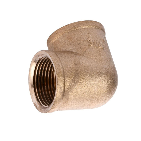 Кутник латунний 3/4″ВР х 3/4″ВР ливарний посилений А0102А VA (000010741)