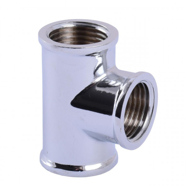 Трійник SOLOMON 1/2″ ВВВ хром 8202 (000000624)