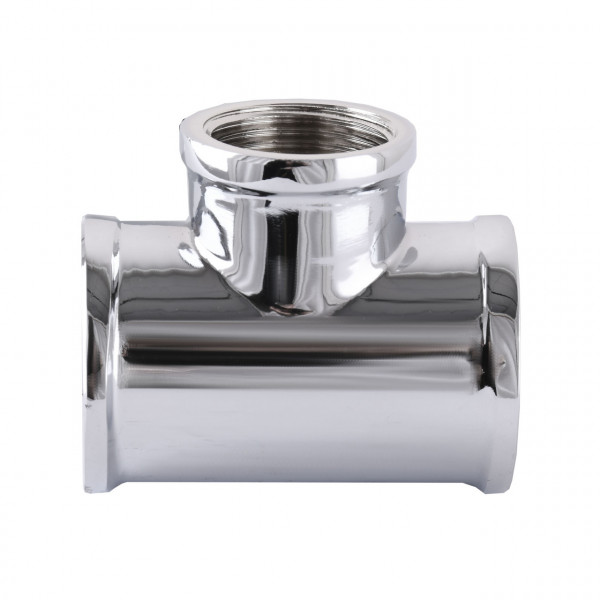 Трійник SOLOMON 1″х3/4″х1″ ВВВ хром 8202 (000001229)