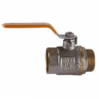 Кран кульовий прямий SOLOMON 1 1/4″ ЗВ ЖР PN40 В1002FM (000001494)