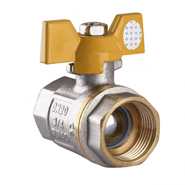 Кран кульовий прямий SOLOMON 3/4″ ВВЖБ PN40 B1007 (000001505)