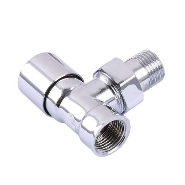 Кран вентильный с американкой1/2″ угловой п/ключ CHROM Art. 1844 Solomon (000002164)