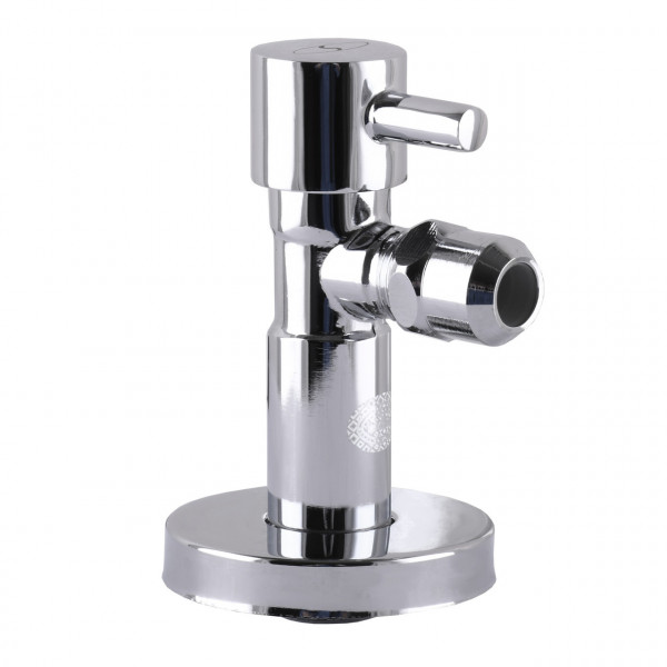 Кран напівобертовий кутовий з цангою SOLOMON 1/2″х 3/8″ Lazer 7076 (000002250)