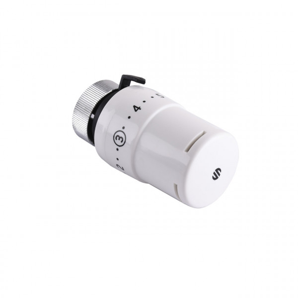 Набір Крани радіаторні кутові ARCO 1/2″ подача + зворотка+ термоголовка KC001 KCТ01 М30 (000004852)