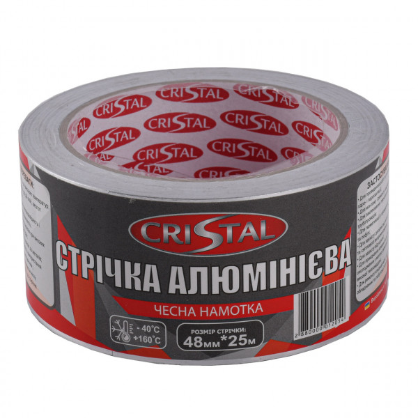 Стрічка алюмінієва CRISTAL 48мм х 25м (000012065)