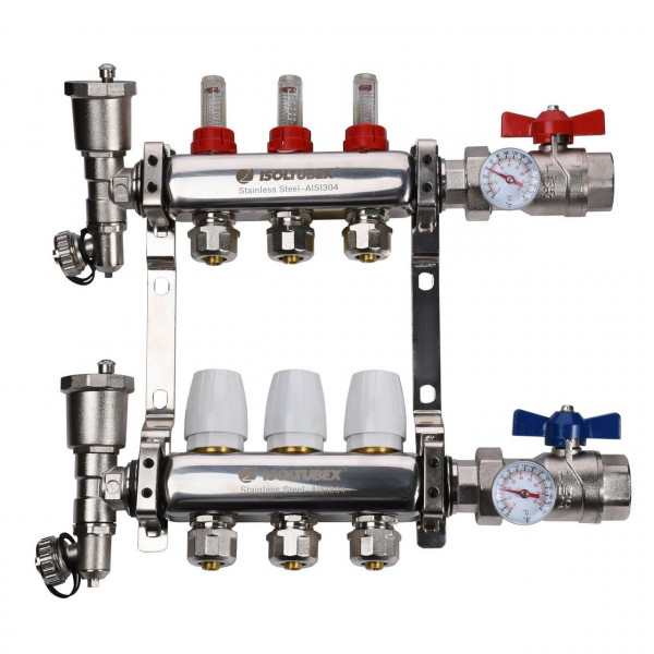 Колекторна система ISOLTUBEX INOX AISI-304 CO3 (1″ х 3) (000016491)