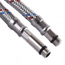 Шланг нержавіюча сталь ECO FIX М10х1/2″ 1,2 м ПАРА EPDM (000016842)