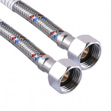 Шланг нержавіюча сталь ECO FIX 1/2″х1/2″ ВВ 0,7 м EPDM (000012644)