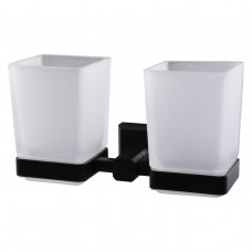 Стакан подвійний TOPAZ TКВ 9928A-BL чорний (000021252)