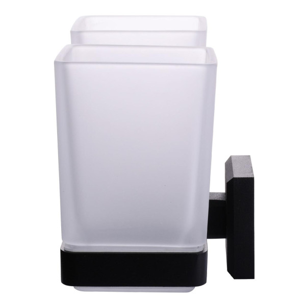 Стакан подвійний TOPAZ TКВ 9928A-BL чорний (000021252)