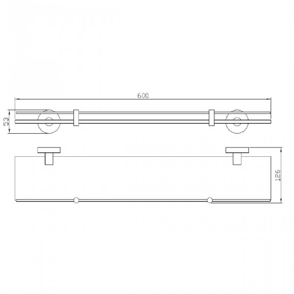 Полиця Perfect Sanitary Appliances SP 8127 (000004554)