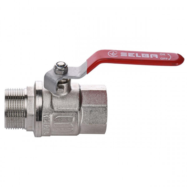 Кран кульовий прямий SELBA 1 1/4″ ЗВ КР SL1505 (000010250)