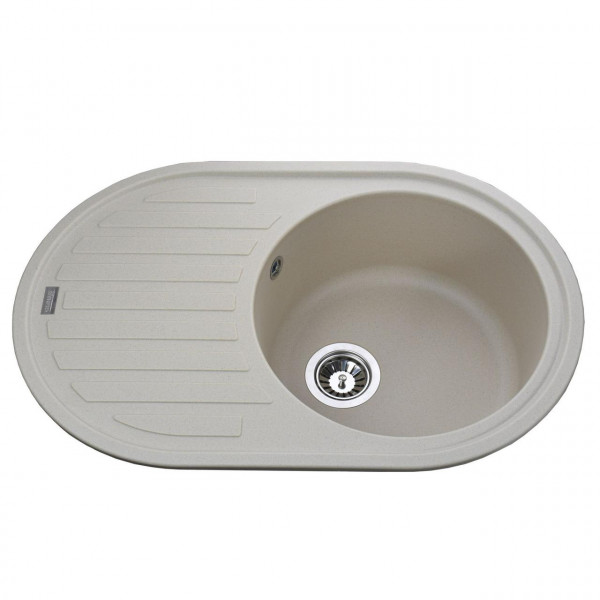 Гранітна мийка Globus Lux OHARA слонова кiстка 770х500мм-А0005 (000021079)