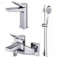 Комплект змішувачів для ванної кімнати Cersanit 3в1 B247 (000021654)
