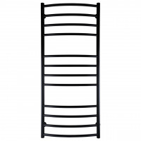 Полотенцесушитель UNIO LDE W 1200-500-12 BLK Лесенка Дуга Элит вода черная (000021553)