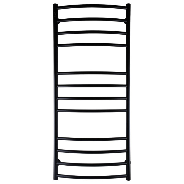 Полотенцесушитель UNIO LDE W 1200-500-12 BLK Лесенка Дуга Элит вода черная (000021553)