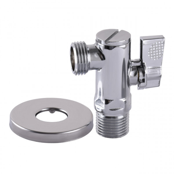 Кран кульовий кутовий з фільтром SOLOMON 1/2″x1/2″ А7041(7043) (000001161)