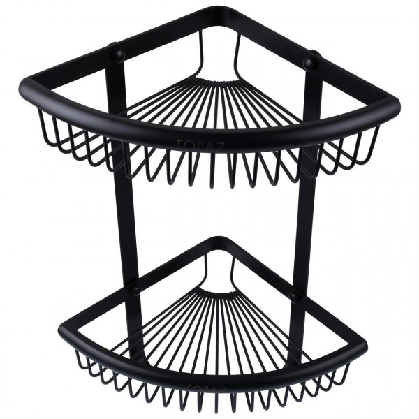 Полка двойная угловая TOPAZ TKB-4115-2-BL (000021349)