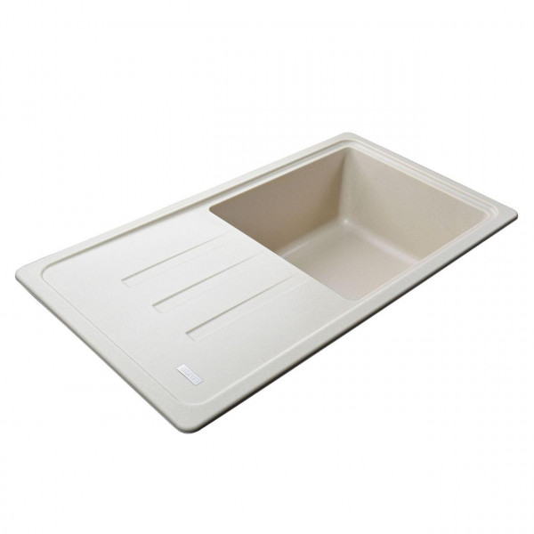 Гранітна мийка Globus Lux LUGANO слонова кiстка 780х435мм (000021511)