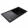 Гранітна мийка Globus Lux LUGANO чорний металiк 780х435мм-А0001 (000021513)