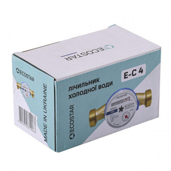 Счетчик холодной воды ECOSTAR DN20 3/4″ без штуцера L110 E-C 4,0 (000021864)
