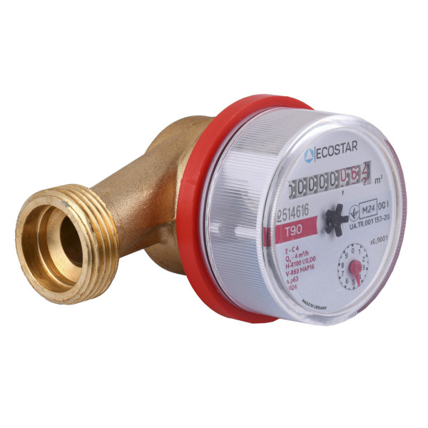 Счетчик горячей воды ECOSTAR DN20 3/4″ без штуцера L110 E-C 4,0 (000021865)