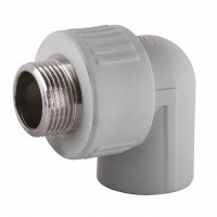 Угол 90 наружная резьба Vsplast PPR ф32х1″ 1010 (000003475)